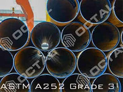 Σωρός σωλήνων ASTM A252 Grade 3 Pile ASTM A252 Grade 3 Pipe Pile